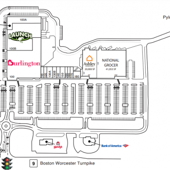 Plan of mall RK Speedway Plaza
