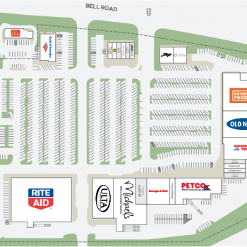 Plan of mall Rock Creek Plaza