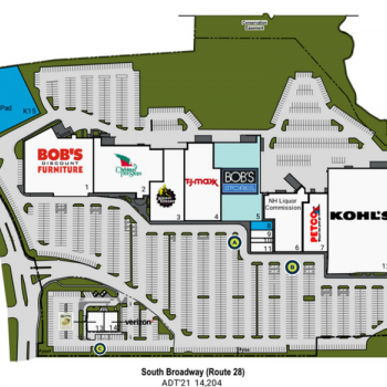 Plan of mall Rockingham Plaza (ex. Mall)