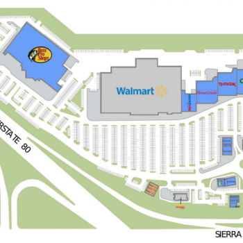 Plan of mall Rocklin Crossings