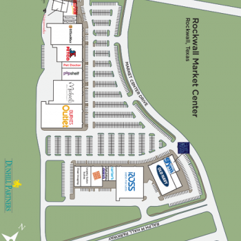 Plan of mall Rockwall Market Center