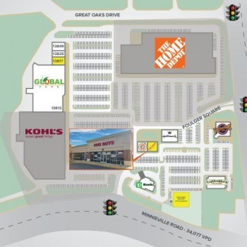 Plan of mall Rollingwood Center