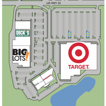 Plan of mall Route 22 Retail Center