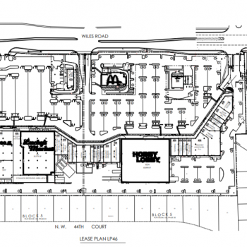 Plan of mall Royal Eagle Plaza