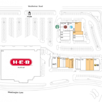 Plan of mall Royal Oaks Village