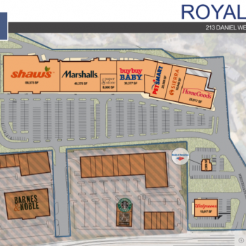 Plan of mall Royal Ridge Center