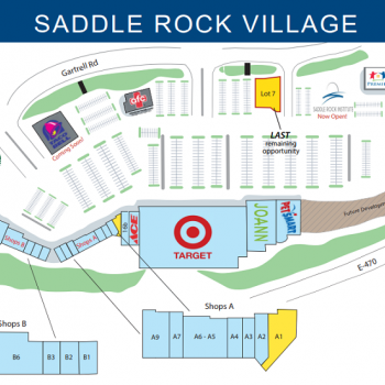 Plan of mall Saddle Rock Village