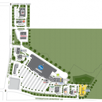 Plan of mall Sam Houston Town Center