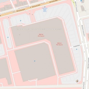 Plan of mall Samanea New York (Mall at The Source)