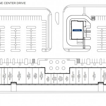Plan of mall Sand Canyon Plaza