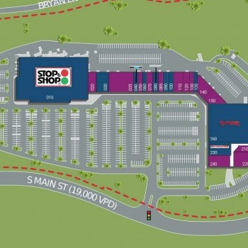 Plan of mall Sand Hill Plaza