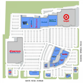 Plan of mall Santa Rosa Marketplace