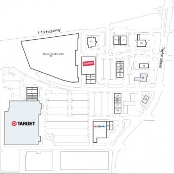 Plan of mall Sawyer Heights Village