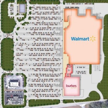 Plan of mall Schillinger Towne Center