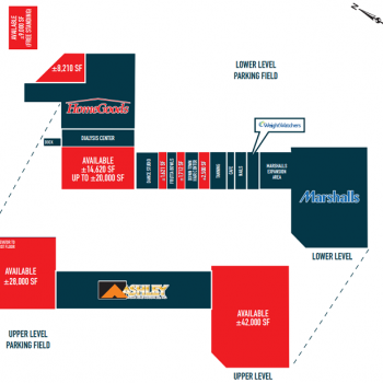 Plan of mall Seacourt Pavilion