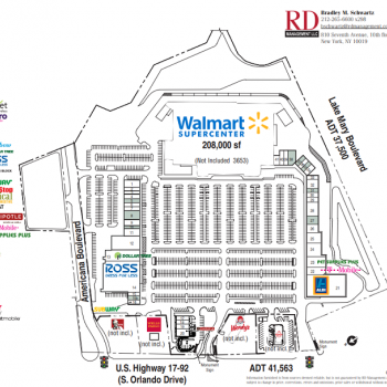 Plan of mall Seminole Centre
