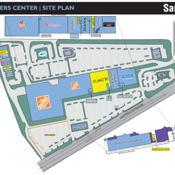 Plan of mall Seven Corners Center