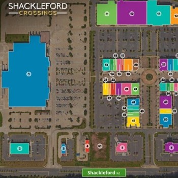 Plan of mall Shackleford Crossings