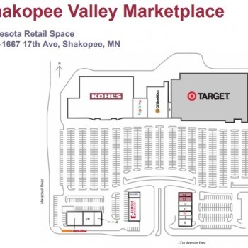 Plan of mall Shakopee Valley Marketplace