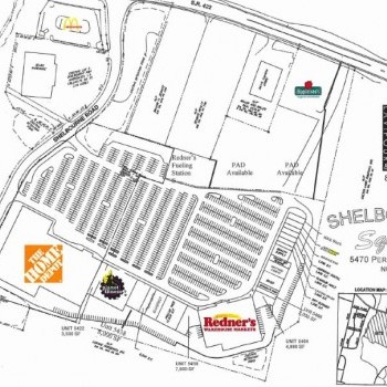 Plan of mall Shelbourne Square