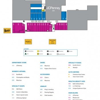 Plan of mall Shenango Valley Mall