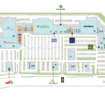Plan of mall Sheridan Plaza