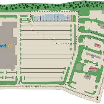 Plan of mall Shoppes at Garner