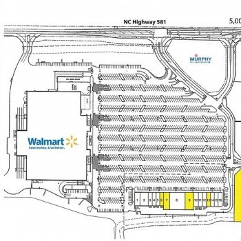Plan of mall Shoppes at Goldsboro