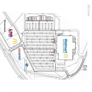 Plan of mall Shoppes at Holly Springs