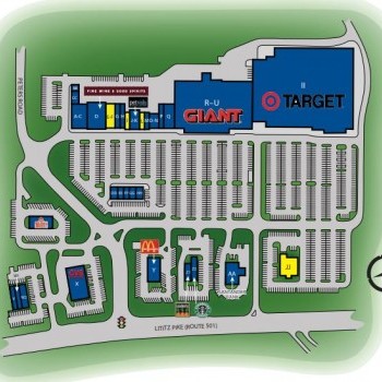 Plan of mall Shoppes At Kissel Village
