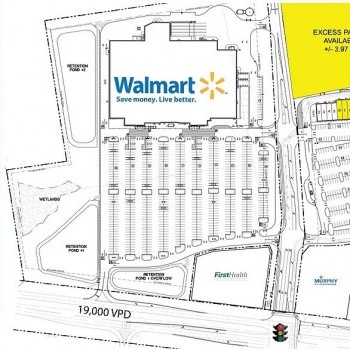 Plan of mall Shoppes at Raeford