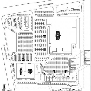 Plan of mall Shoppes at South Plaza