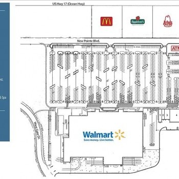 Plan of mall Shoppes at Westgate Shopping Center