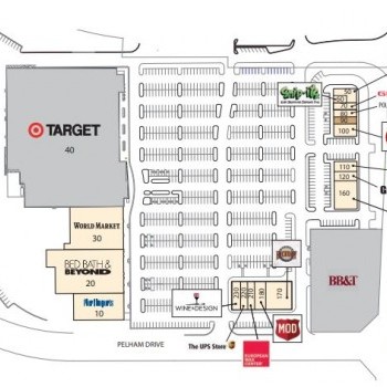 Plan of mall Shoppes at Woodhill