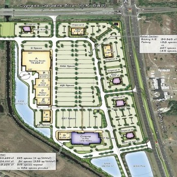 Plan of mall Shoppes of Cypress Creek