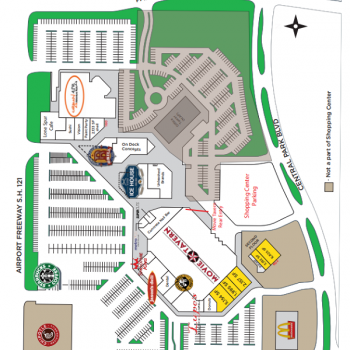 Plan of mall Shops at Central Park