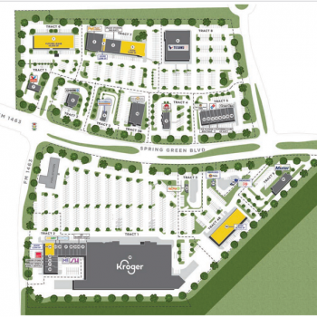 Plan of mall Shops at Katy Reserve