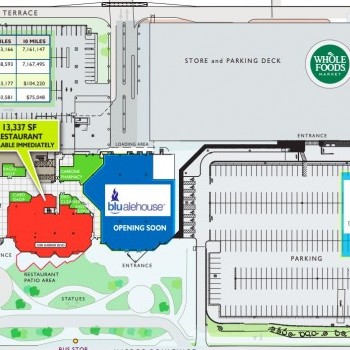 Plan of mall Shops at Lincoln Harbor