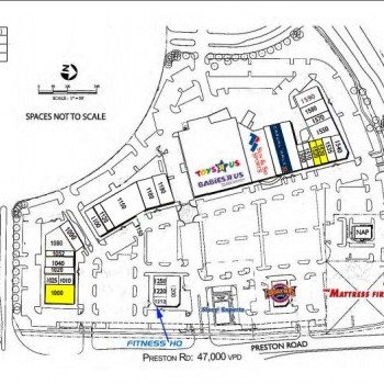 Plan of mall Shops at Stonebriar
