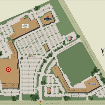 Plan of mall Shops of Forest Hill