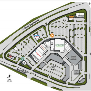 Plan of mall Silver Creek Plaza