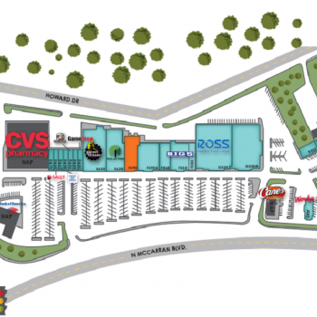 Plan of mall Silver State Plaza