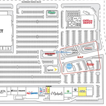 Plan of mall Silverado Ranch Plaza