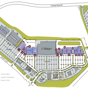 Plan of mall Silverlake Village
