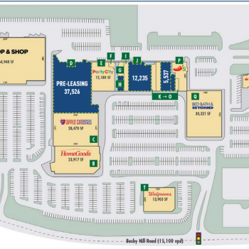 Plan of mall Simsbury Commons