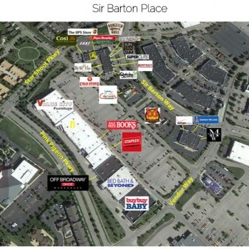 Plan of mall Sir Barton Place