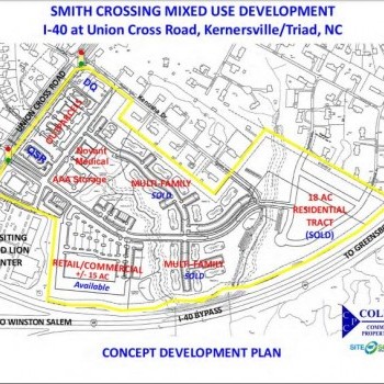 Plan of mall Smith Crossing