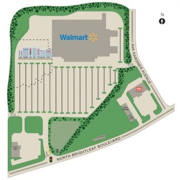 Plan of mall Smithfield Plaza