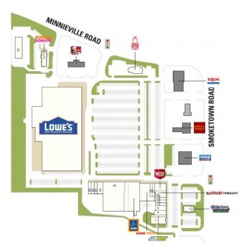 Plan of mall Smoketown Plaza
