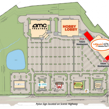 Plan of mall Snellville Exchange